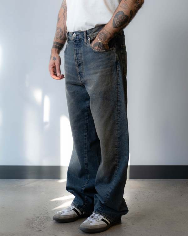 SUNFLOWER WIDE TWIST DENIM 32✖️32 Sunflower Wide Twist Rinse Blue