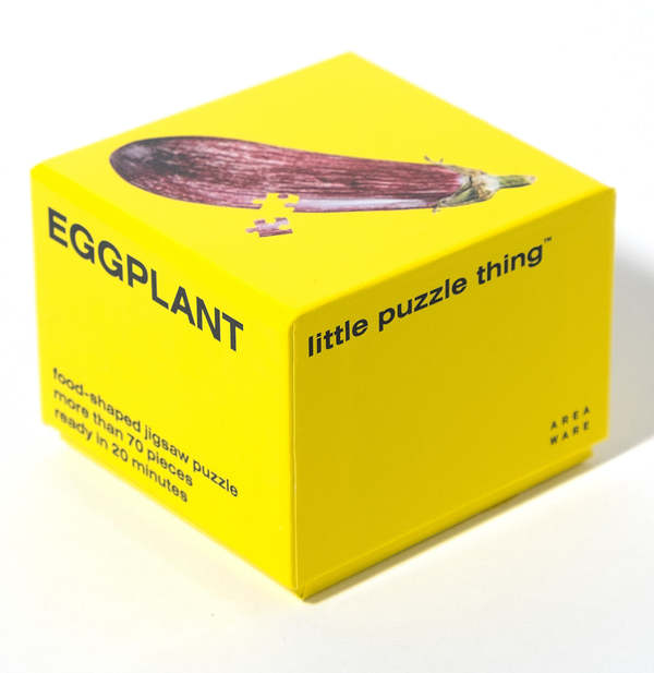 Areaware Little Puzzle Eggplant Puzzle Areaware Little Puzzle Eggplant Puzzle