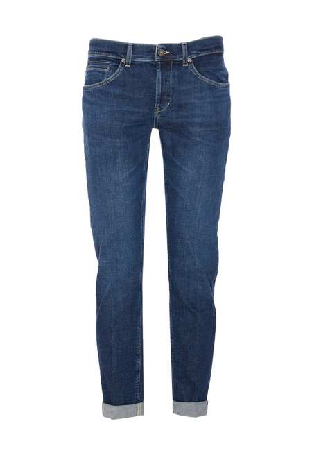 Momotaro Jeans 180z High Tapered Denim Jeans - Indigo Grey