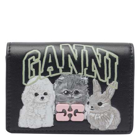 財布・小物その他 Ganni Black Wallet On Chain With Butterfly Clasp Ganni Black Wallet On Chain With Butterfly Clasp | ModeSens