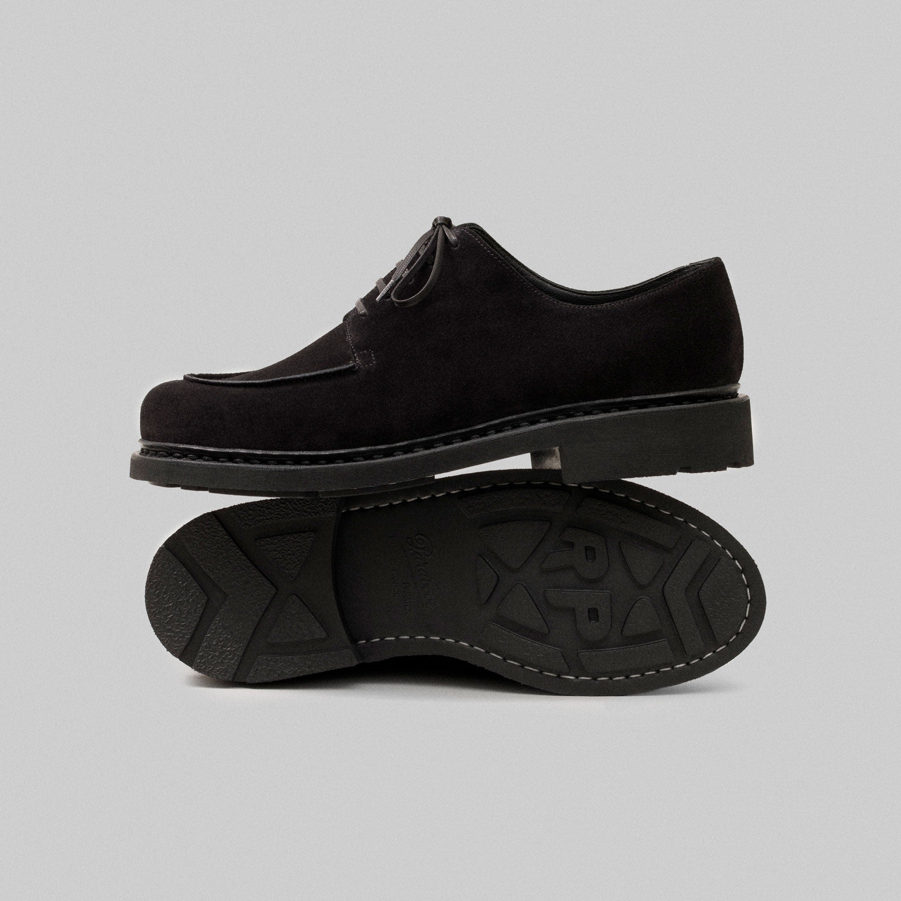 Arpenteur x Paraboot Mirage Black Suede One Cut Shoe