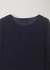 DUNST Rib-Knit Henley - Black - Thumbnail 8