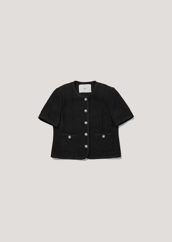 DUNST Shortsleeve Tweed Jacket