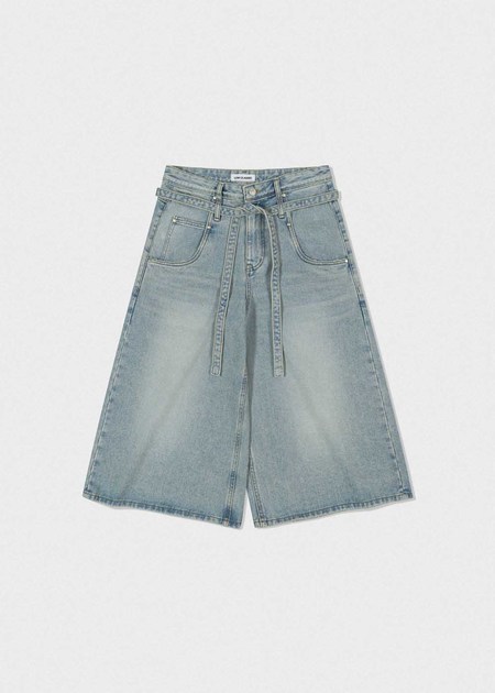 [LOW CLASSIC] / ☆ 24SS LOW WAIST SHORT TROUSER / BLACK LOW CLASSIC] / ☆ 24SS LOW WAIST SHORT TROUSER / BLACK