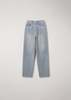 DUNST Relaxed Wide-Leg Jean - Light Blue - Thumbnail 1