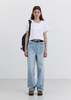 DUNST Relaxed Wide-Leg Jean - Light Blue - Thumbnail 3