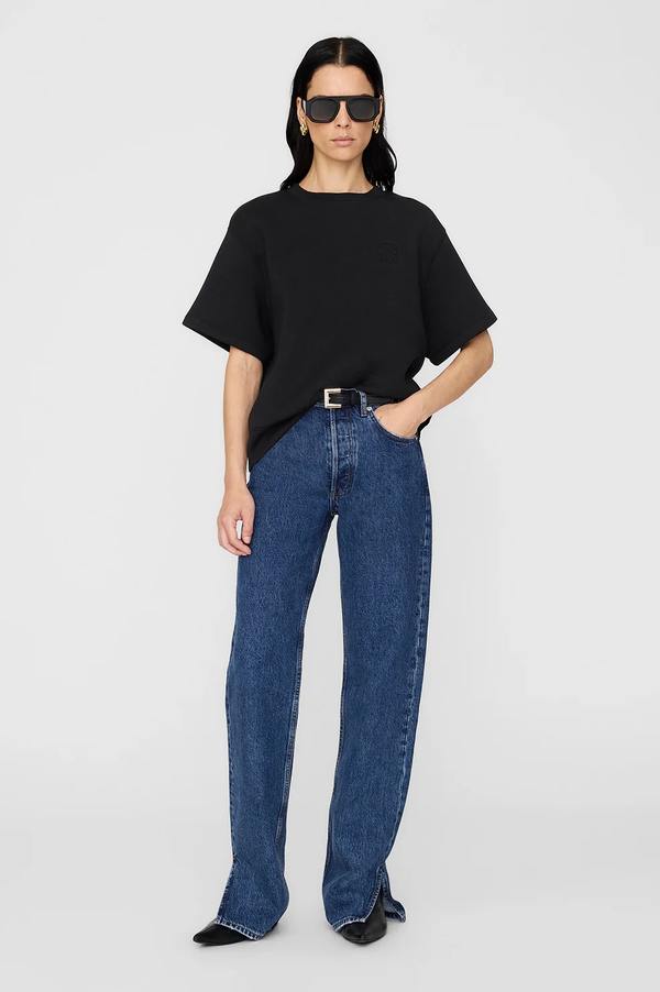 Anine Bing Jadon Sweatshirt Framed Monogram | Garmentory