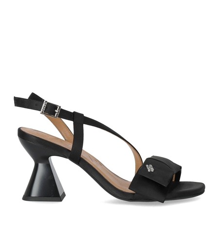 Ganni Smock Kitten Heel Mule - Gold | Garmentory