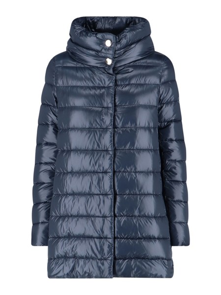 Herno Sand-Colored Padded Jacket With High Collar Jacket