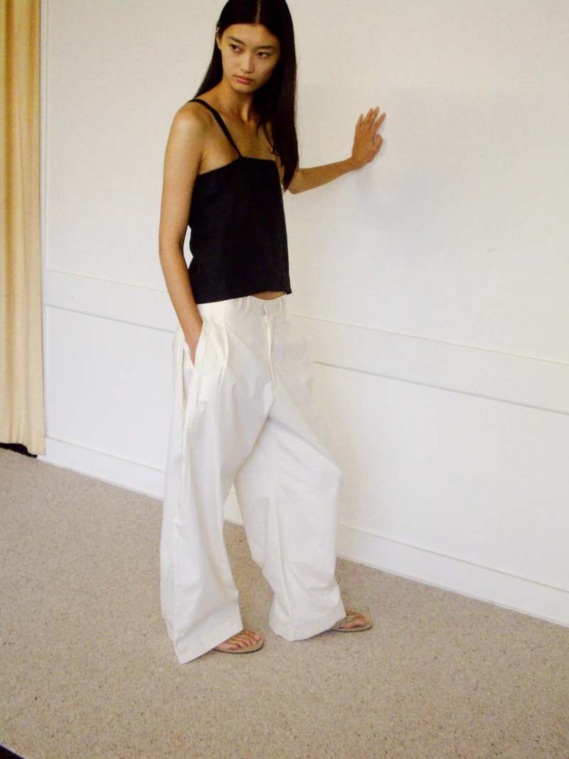 Deiji Studios Tab Pants - Off-White