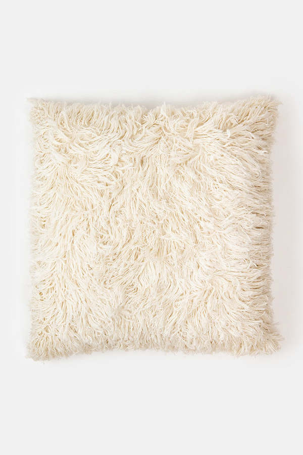 Erica Tanov Baby Alpaca Shag Floor Pillow - Natural