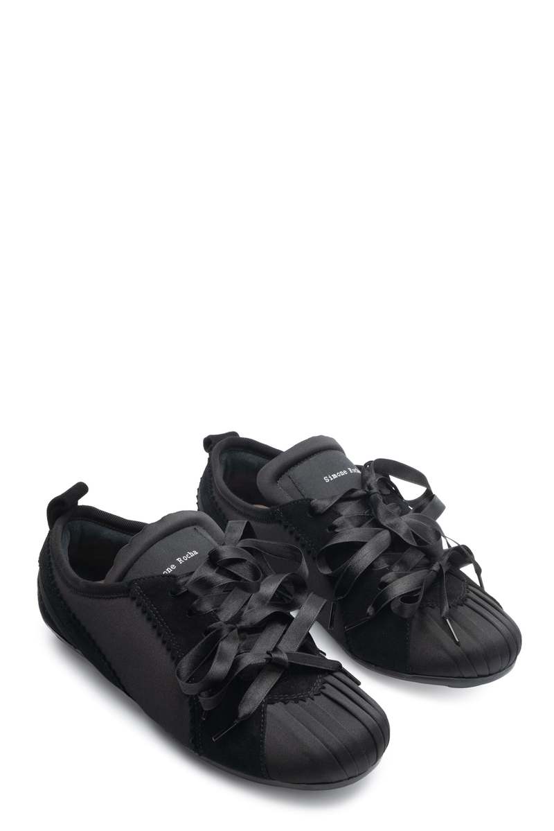 フラットシューズ Ballerina Grip Trainer - Simone Rocha - Synthetic - Black Ballerina Grip Trainer – Simone Rocha