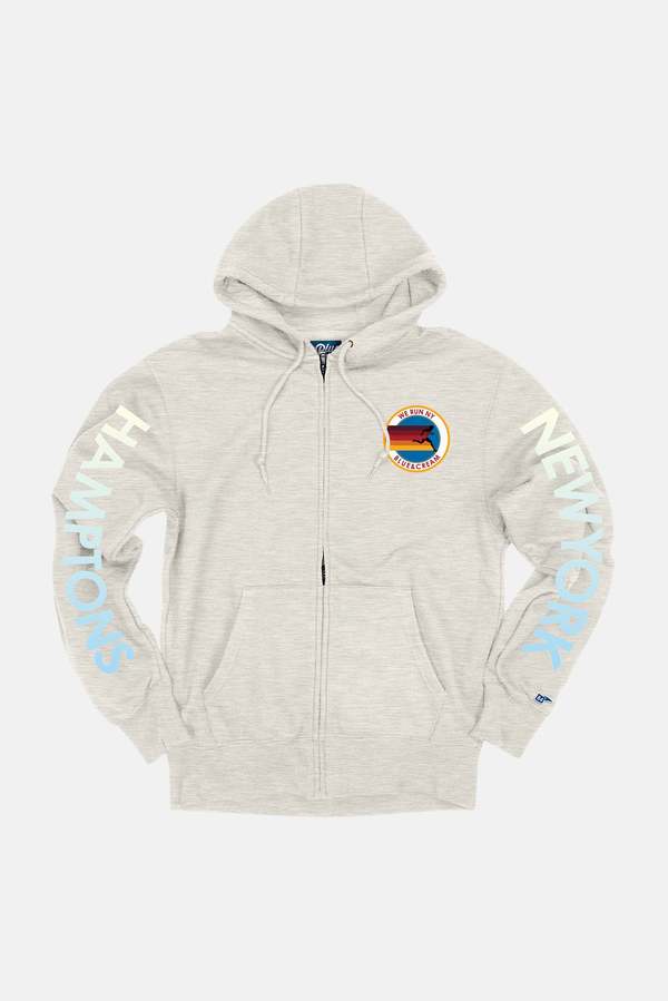 Blue&Cream We Run NY Zip Hoodie