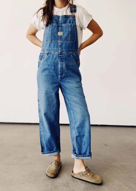 The Knee Patch Overalls Conductor Stripe - COMING SOON