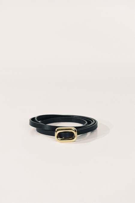 FURLING BY GIANI Nappa Leather Belt - BLACK | Garmentory