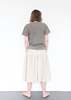 Black Crane Regular Short Sleeve Tee - Mud - Thumbnail 4