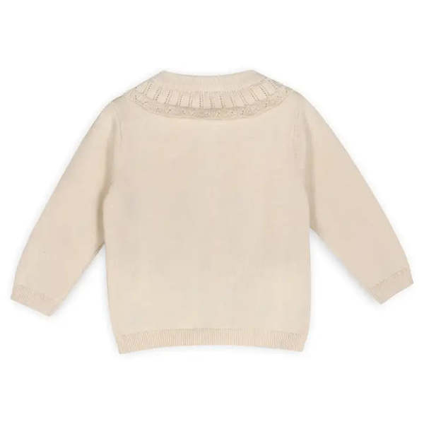 Viverano Organics Pointelle Knit Baby Cardigan in Floral Cardigan Viverano Organics Pointelle Knit Baby Cardigan in Floral Cardigan
