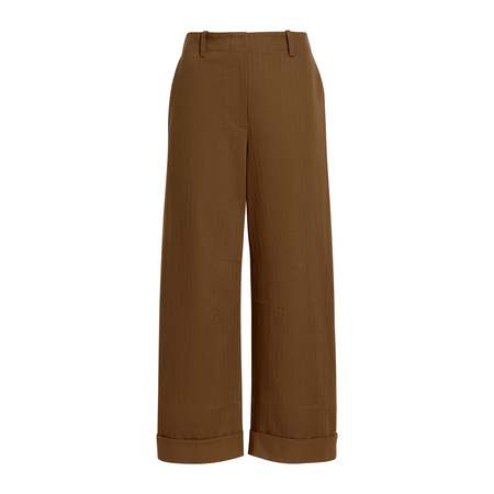パンツ Proenza Schouler Drapey Suiting Wide Leg Pant Proenza Schouler White Label Drapey Suiting Wide Leg Pant