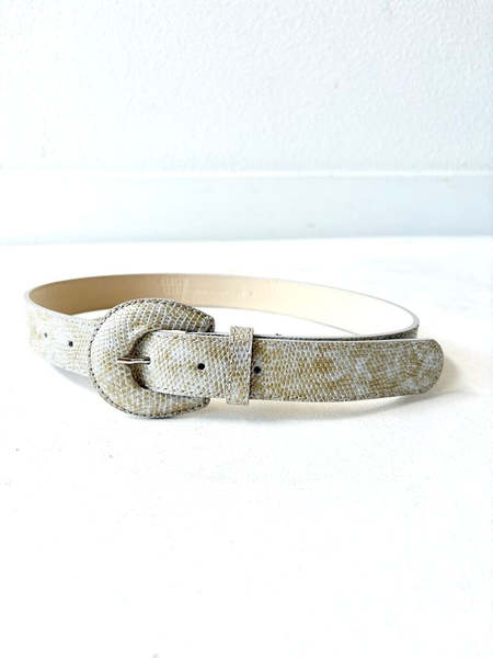 Pre-Loved Paul Harnden Shoemakers Black Leather Belt