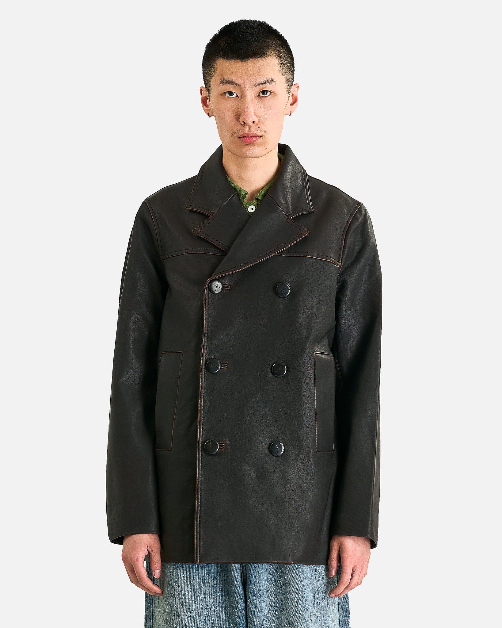 NAMACHEKO ELIJAH レザージャケット Namacheko Elijah Leather Jacket | Garmentory