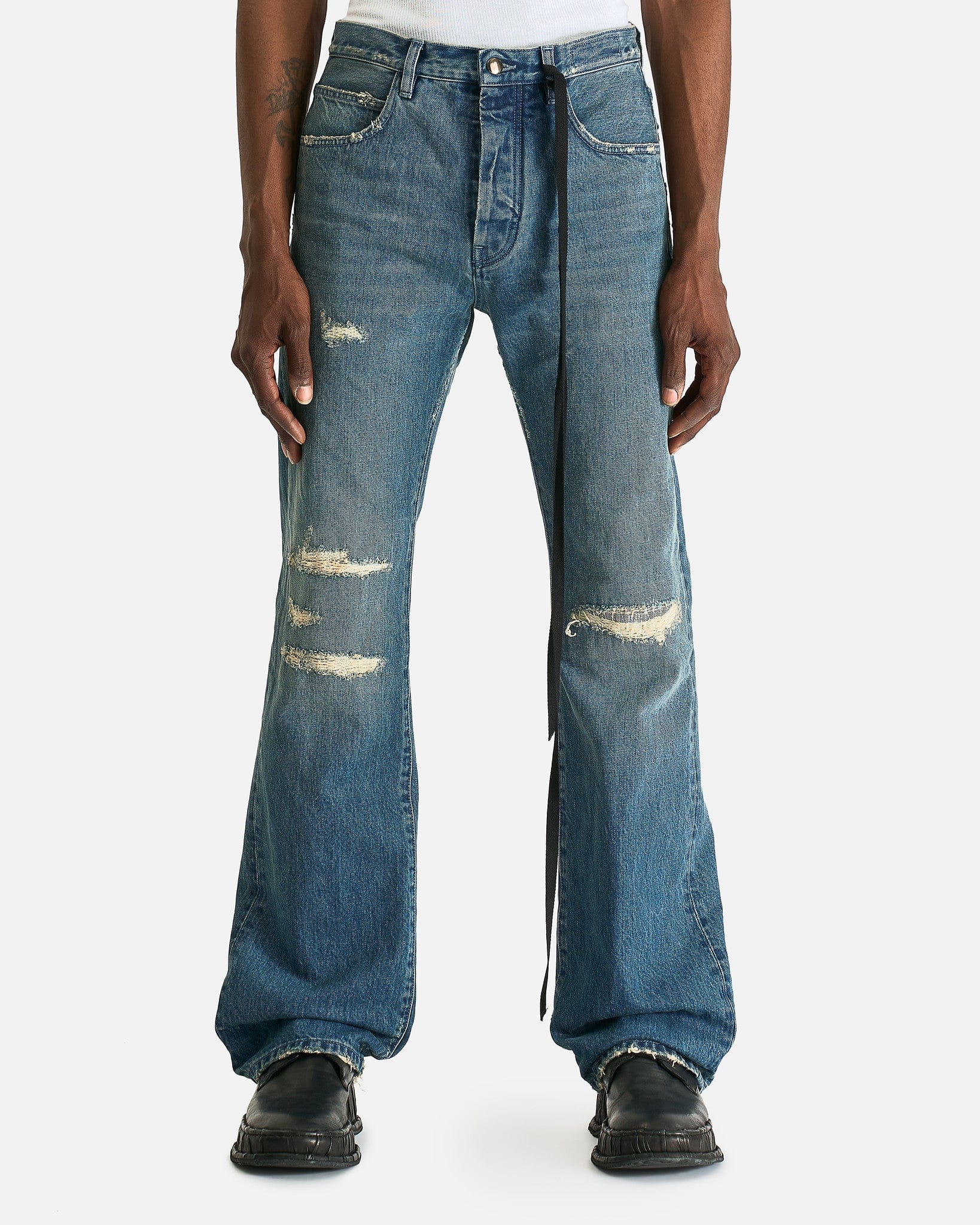 Ann Demeulemeester Jonas 5-Pocket Slim Fit Bootcut Jeans | Garmentory