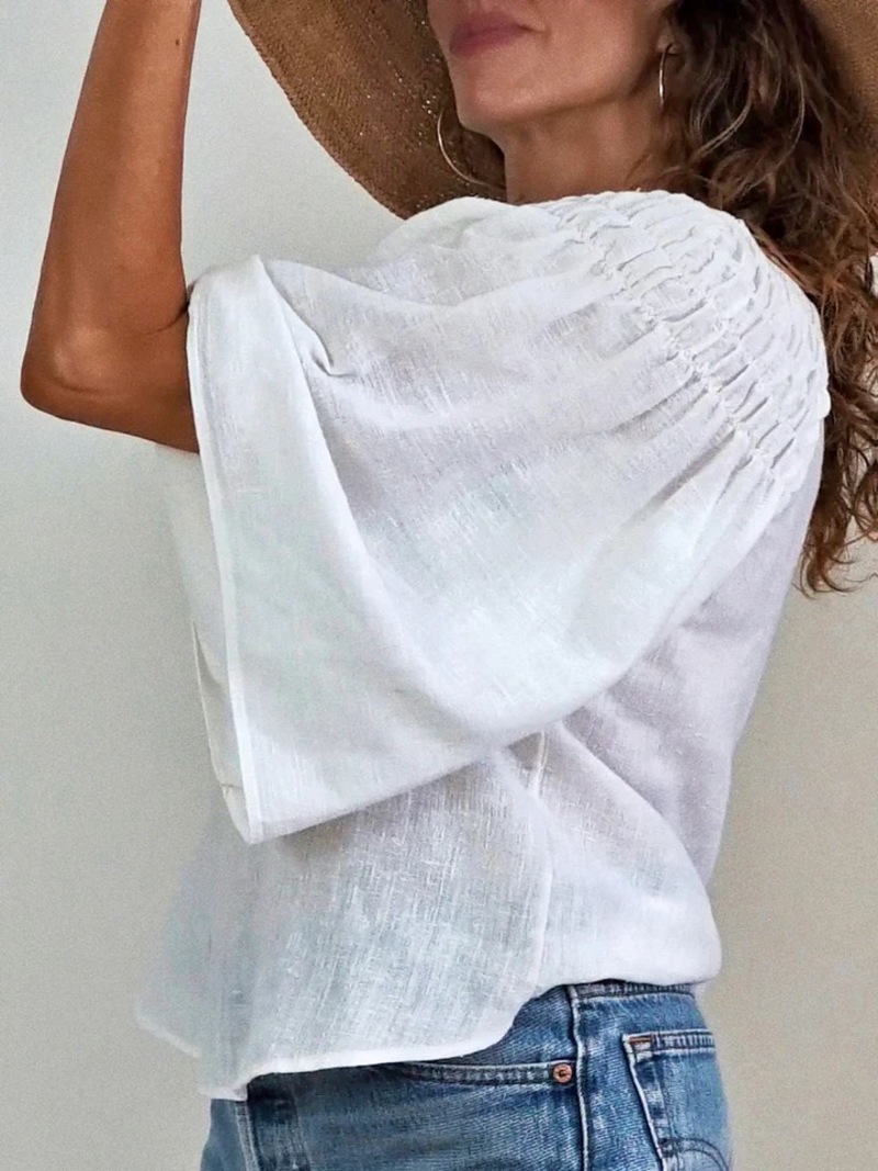 Vintage 70's Angel Sleeve Blouse