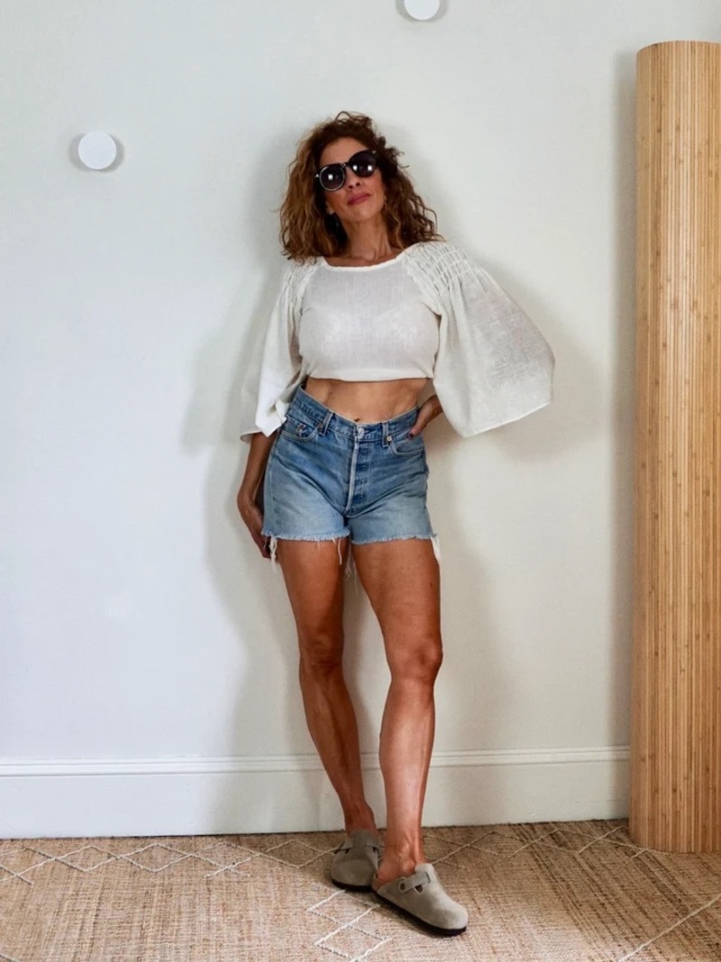 Vintage 70's Angel Sleeve Blouse