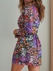 Vintage 60's Floral Mini Dress - Thumbnail 5