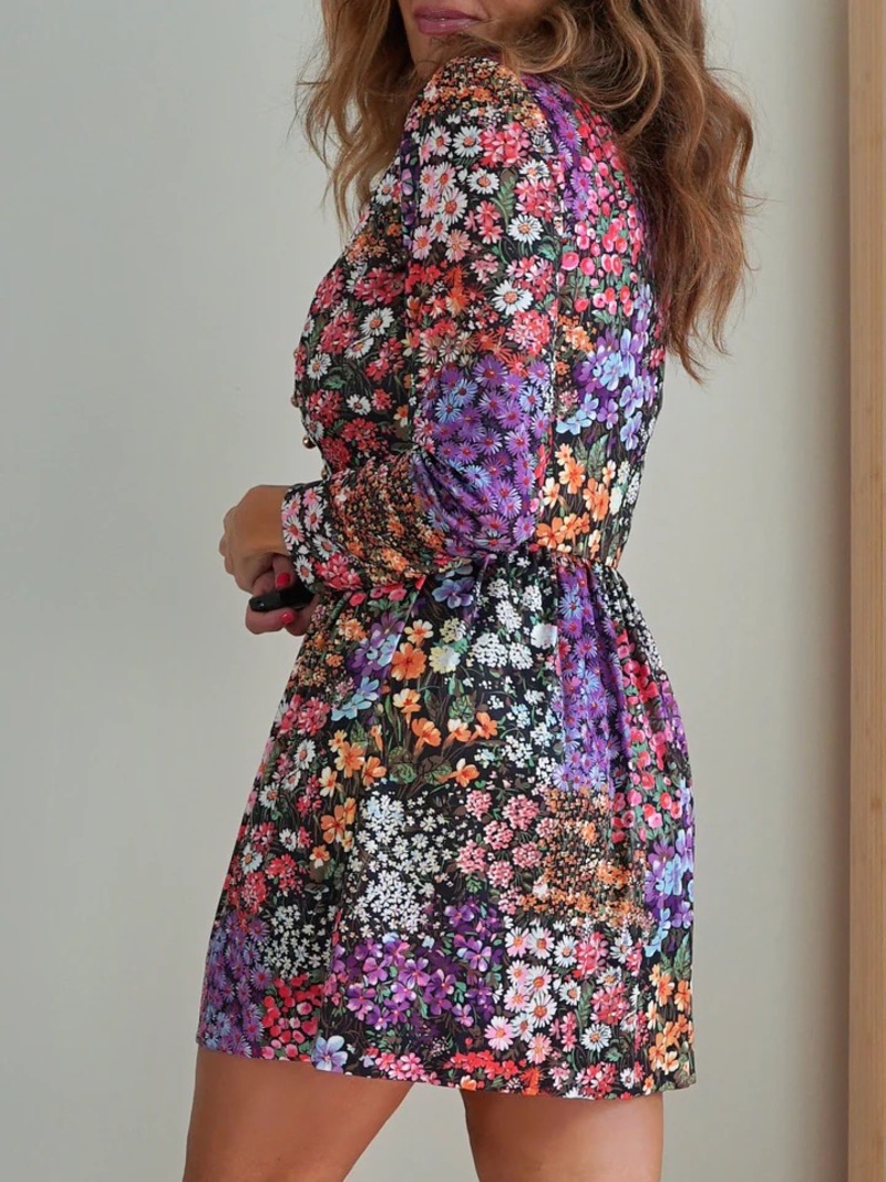 Vintage 60's Floral Mini Dress