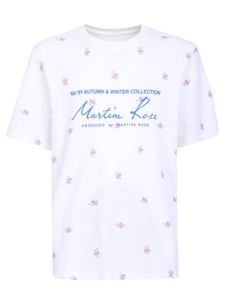 Tシャツ・カットソー Martine Rose Light Pink Cotton T-Shirt MartineRoseSSENSEEXCLUSIVEOVER