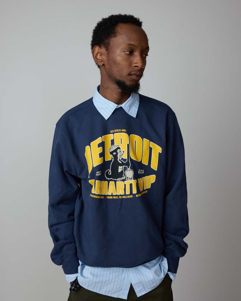 【Carhartt】UNDERGROUND SWEATSHIRT R6146 Carhartt WIP Underground Sweatshirt, Ash Heather | Official