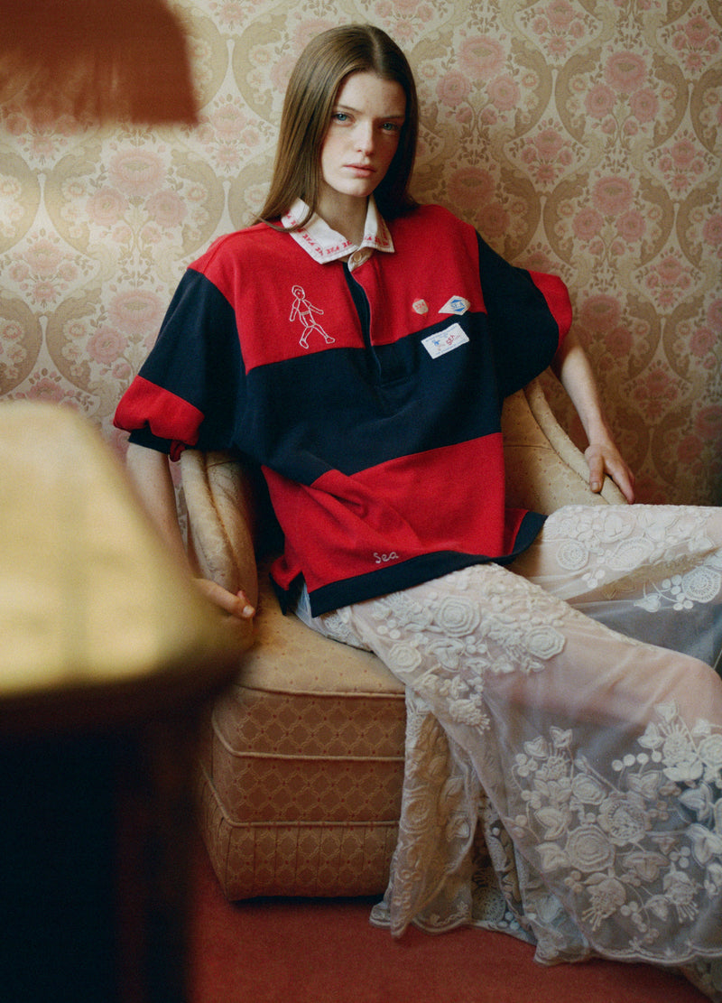 【SEA NEW YORK】 CAROLYN WORKWEAR RUGBY Carolyn L/S Rugby Shirt – Sea, New York