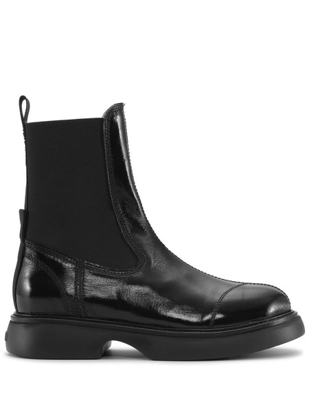 ブーツその他 Ganni Western Wide Slouchy Flat Tubular Boot Ganni Western Wide Slouchy Flat Tubular Boot - Boots