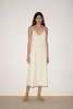 Deiji Studios Double Seam Dress - Butter White - Thumbnail 1