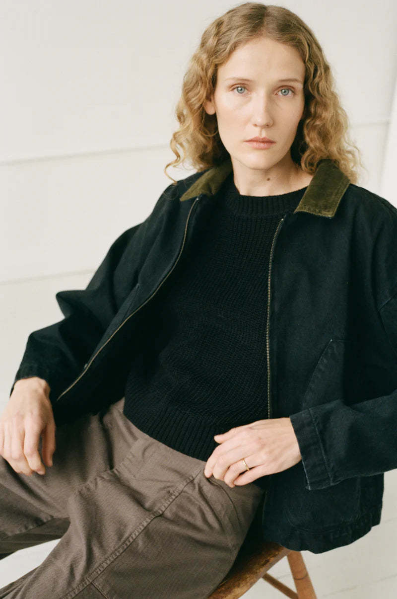 Shaina Mote Studio Jacket - Washed Black | Garmentory