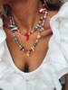 Goupi 01 Short Beaded Summer Shell Necklace - Thumbnail 4