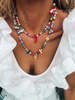 Goupi 01 Short Beaded Summer Shell Necklace - Thumbnail 6