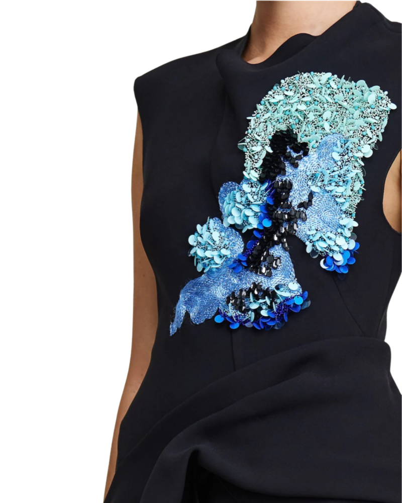 acler Yelford Midi Dress - Iris Intensity