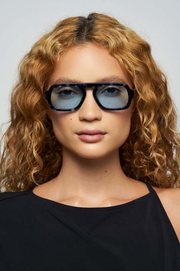 Elisa Johnson Mini Jane Sunglasses - Light Blue