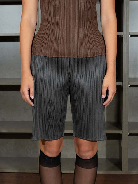 Issey Miyake Pleats Please Shorts - Black | Garmentory
