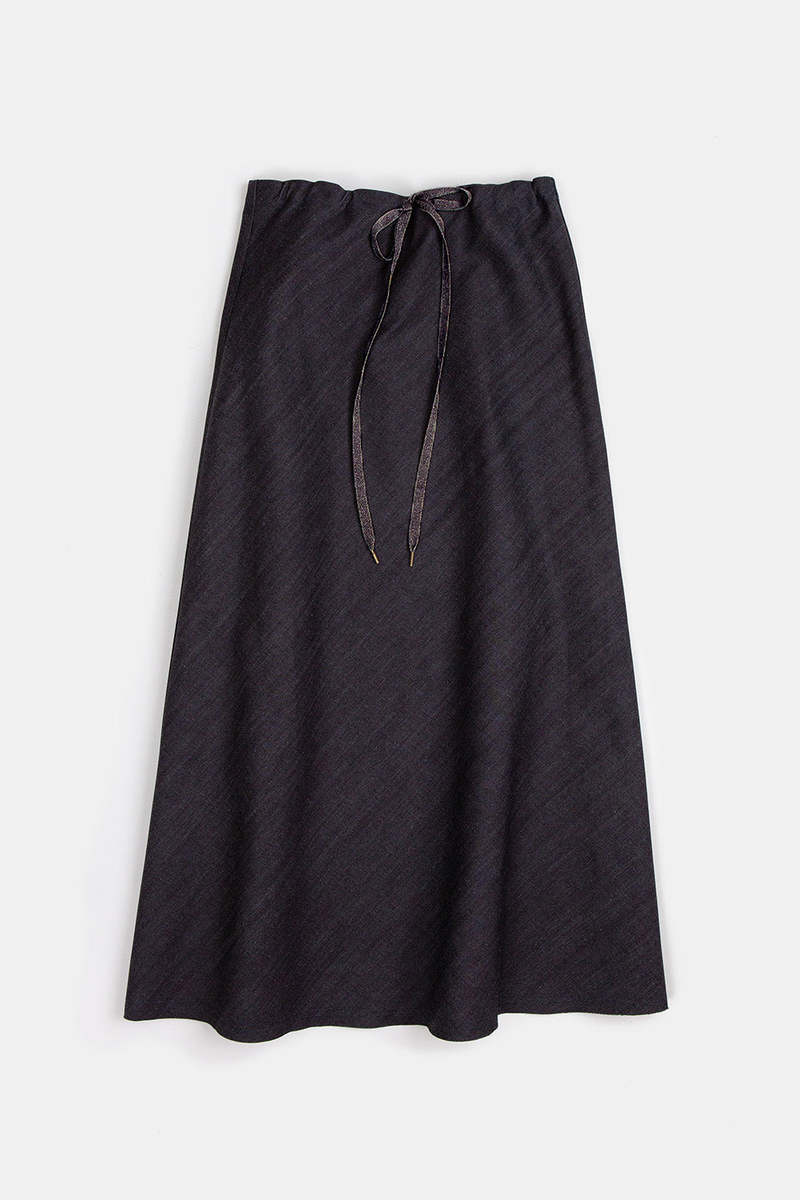 【関税込み】DARKPARK ERIKA - DENIM SKIRT DARKPARK Erika Denim Midi Skirt | Blue | FARFETCH