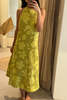 at Dawn. Flower Halter Mid Dress - Thumbnail 3