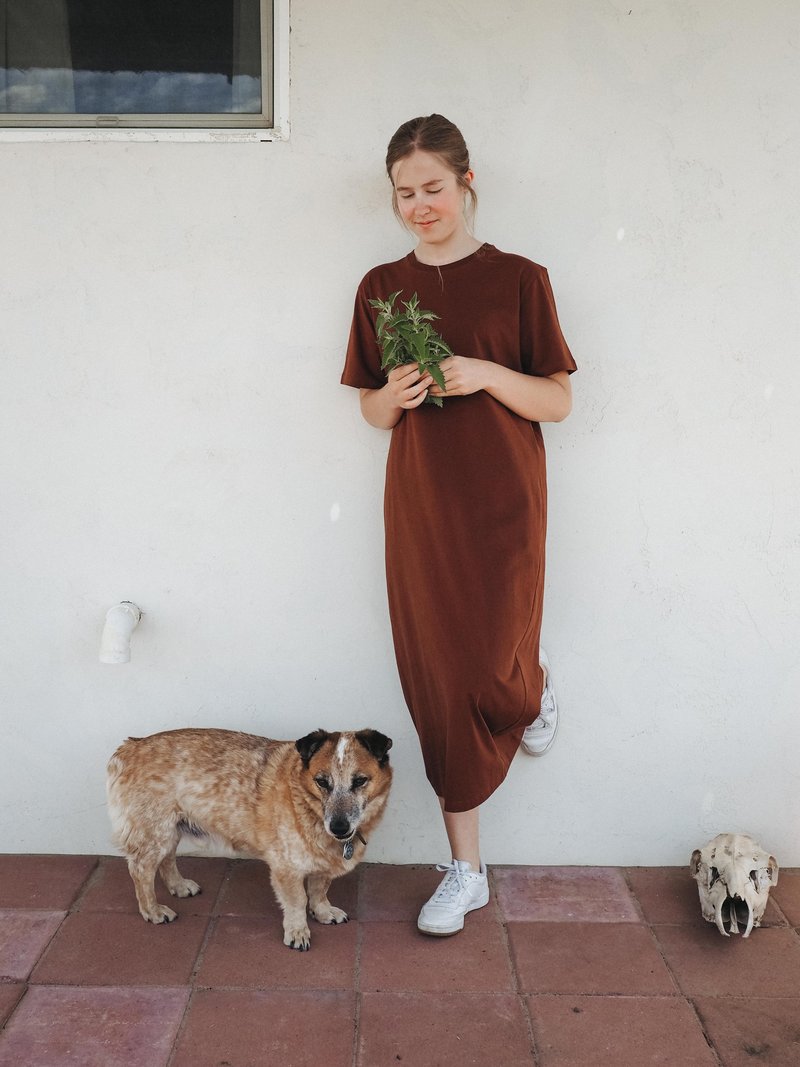 Kowtow Tee Dress - Sequoia