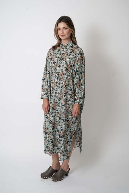 Gramicci Canvas Mid-Length Dress - Dusty Greige | Garmentory