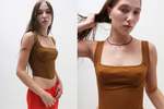 Priscavera Corset Top - Toffee  - Thumbnail 3