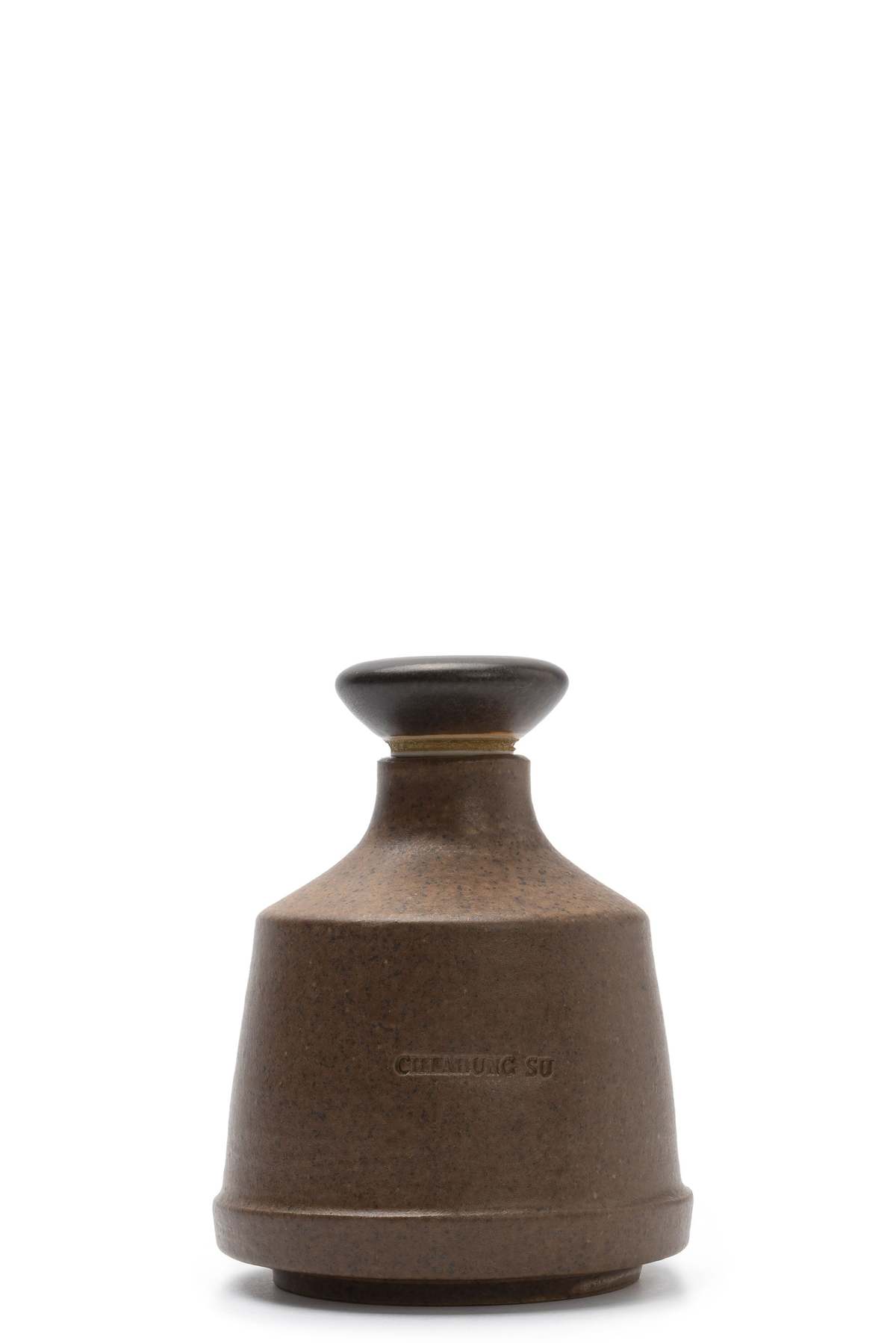 Chiahung Su Daitote Small Perfume Bottle - Glazed Matte Brown - Image 1 of 2