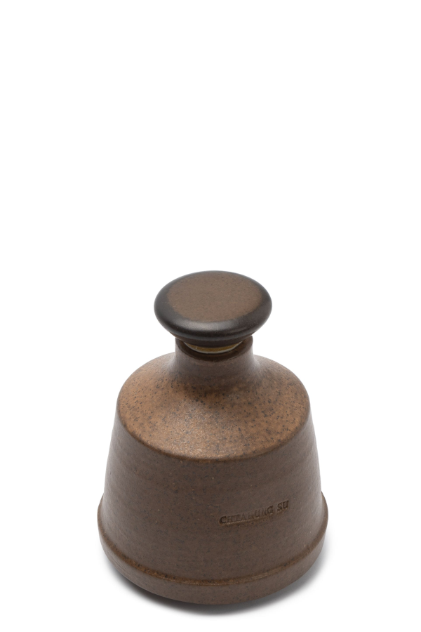 Chiahung Su Daitote Small Perfume Bottle - Glazed Matte Brown