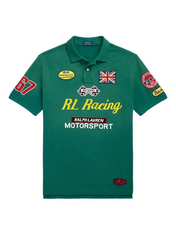 Oversized Racing Polo Polo Ralph Lauren Racing Classic Fit Polo Shirt - Green | Garmentory