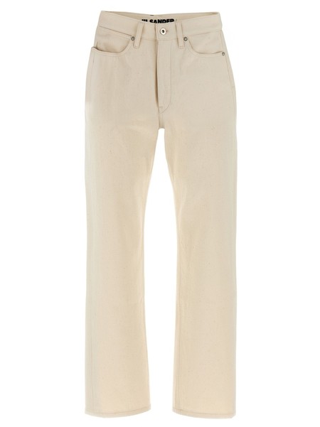 デニム・ジーパン JIL SANDER Japanese denim jeans Beige Jil Sander Denim Jeans - Antartic | Garmentory