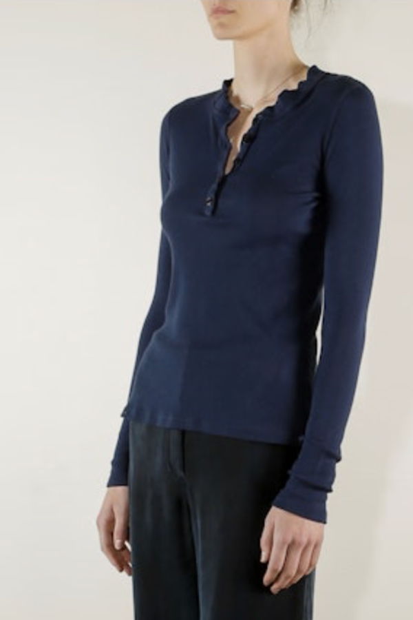 Pharaoh Jude Henley in Lightweight Rib Top - Midnight